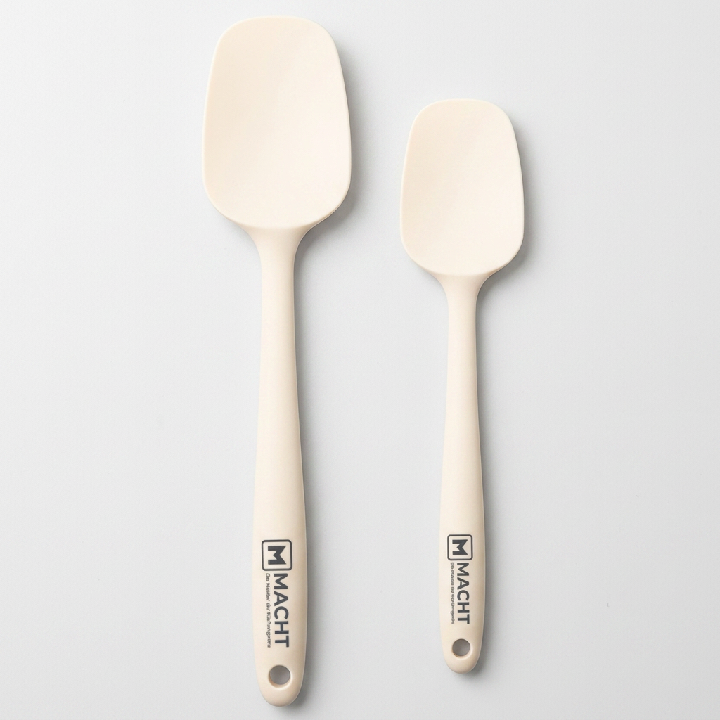 마흐트 프리미엄 실리콘 요리스푼, 27cm, 1개 + 미니 요리스푼, 20.7cm, 1개