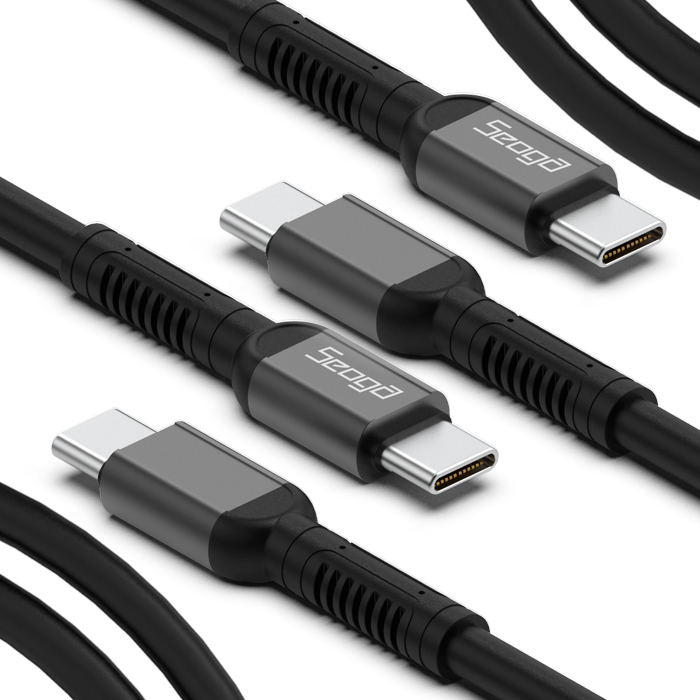 서가 메탈 고강도 60W PD CtoC타입 초고속 케이블, 블랙, 1.5m, 2개 가격 비교 주식회사 파워컨버전스 서가 메탈 고강도 60W PD CtoC타입 초고속 케이블, 블랙, 1.5m, 2개