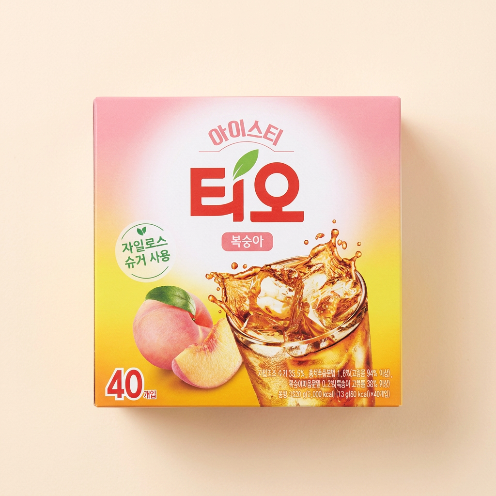 동서식품 티오 복숭아 아이스티, 13g, 40개, 1개