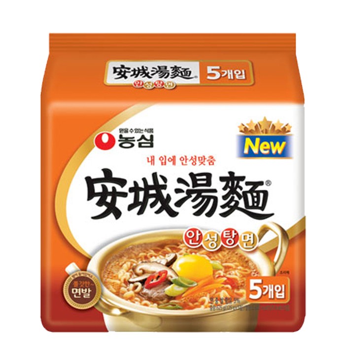 (주) 이카루스 농심 안성탕면, 125g, 5개