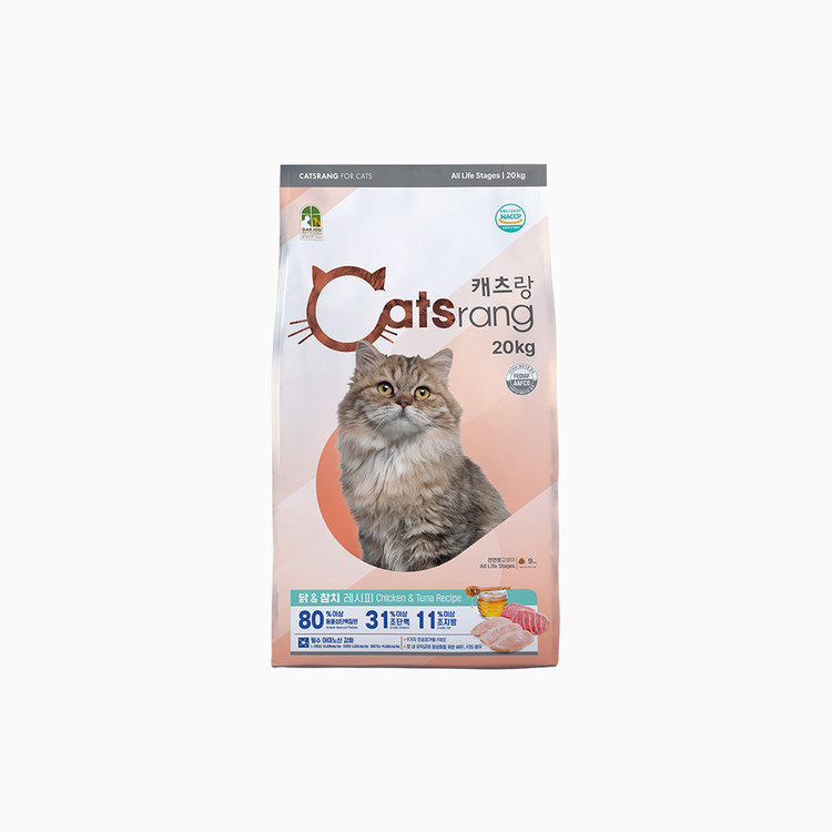 대주산업(주)장항공장 캐츠랑 전연령 고양이 사료, 20kg, 1개