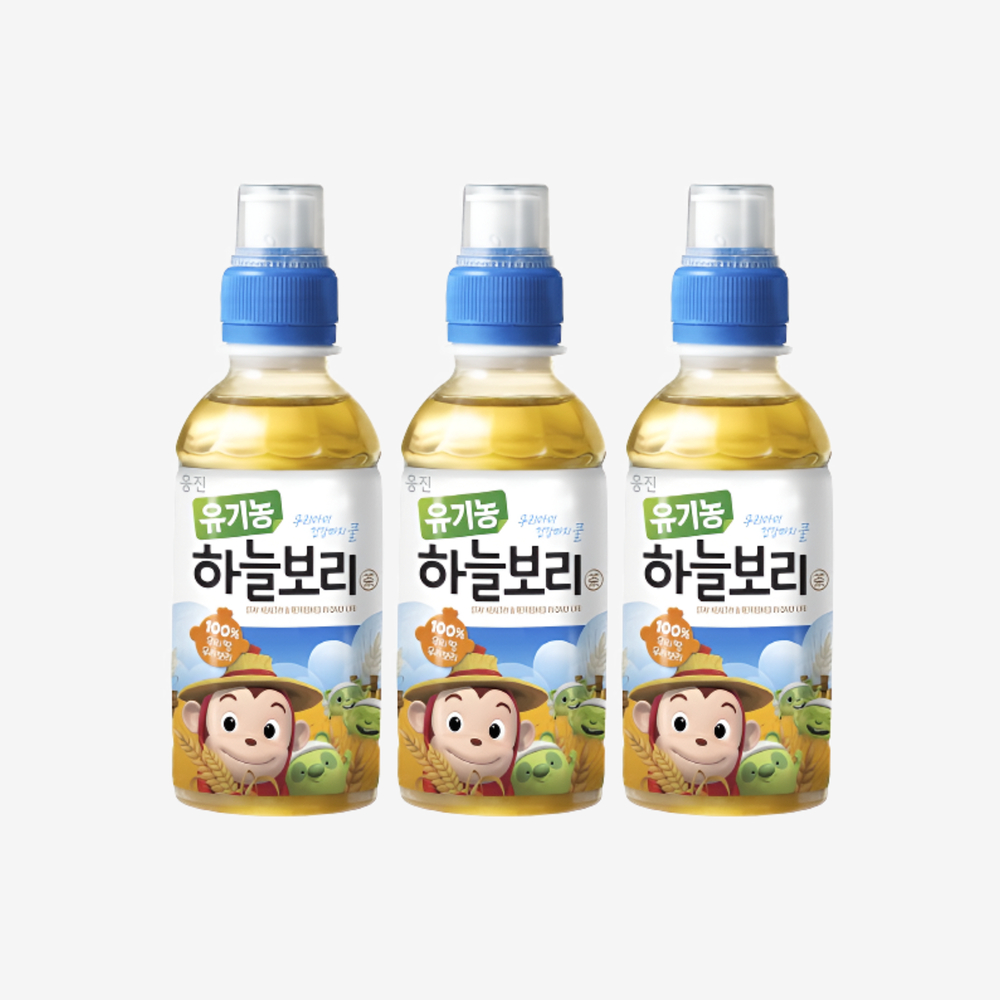 주식회사 유수유통 코코몽 유기농 하늘보리, 200ml, 24개