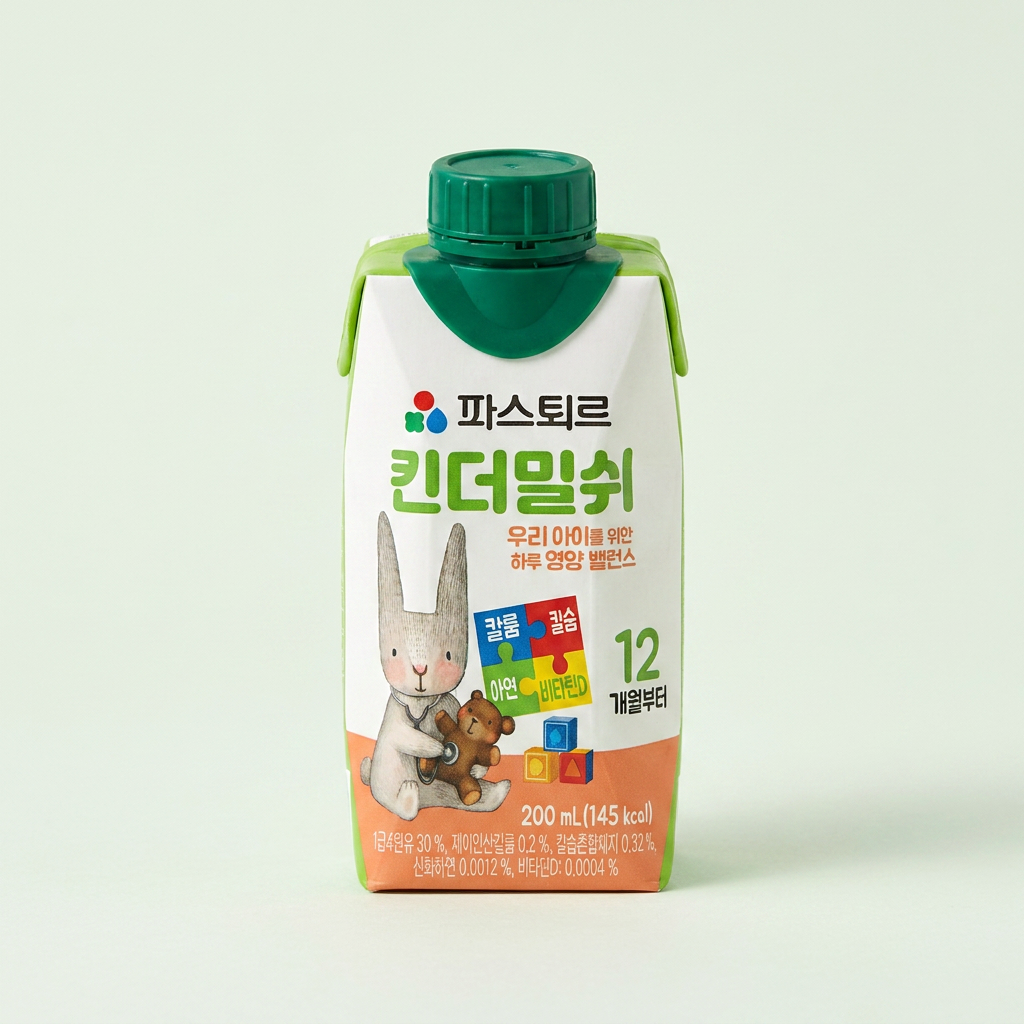 파스퇴르 킨더밀쉬, 200ml, 40개