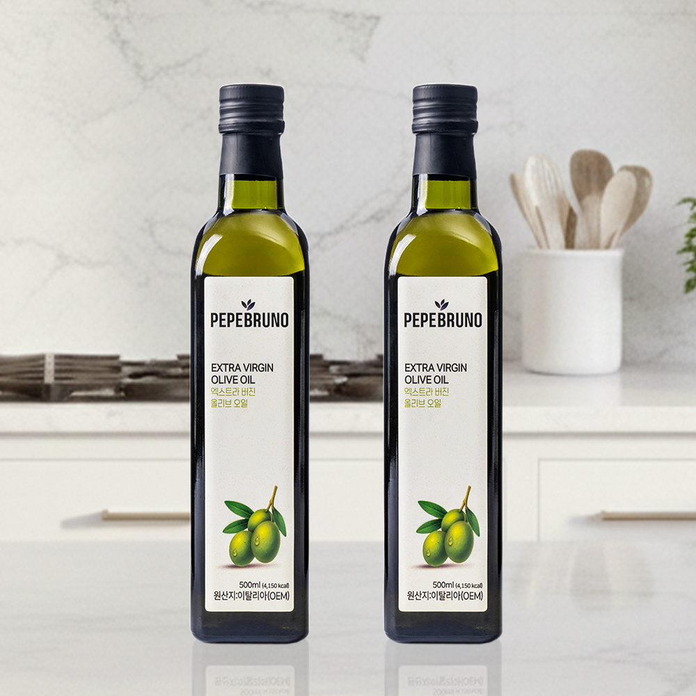 페페브루노 엑스트라버진 올리브오일, 500ml, 2개 가격 비교 (주)앤커머스 페페브루노 엑스트라버진 올리브오일, 500ml, 2개
