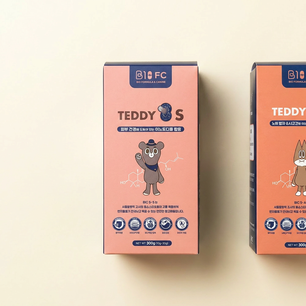 벅벅펫 뇌건강 강아지 고양이 영양제 Teddy-8A, 뇌/인지, 30포, 1박스
