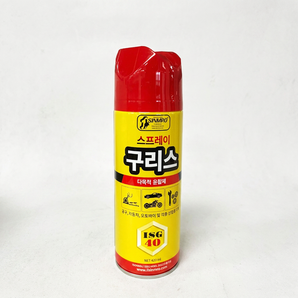 일신엠알오 뿌리는 구리스 다목적 방청 윤활제 ISG-40, 420ml, 3개