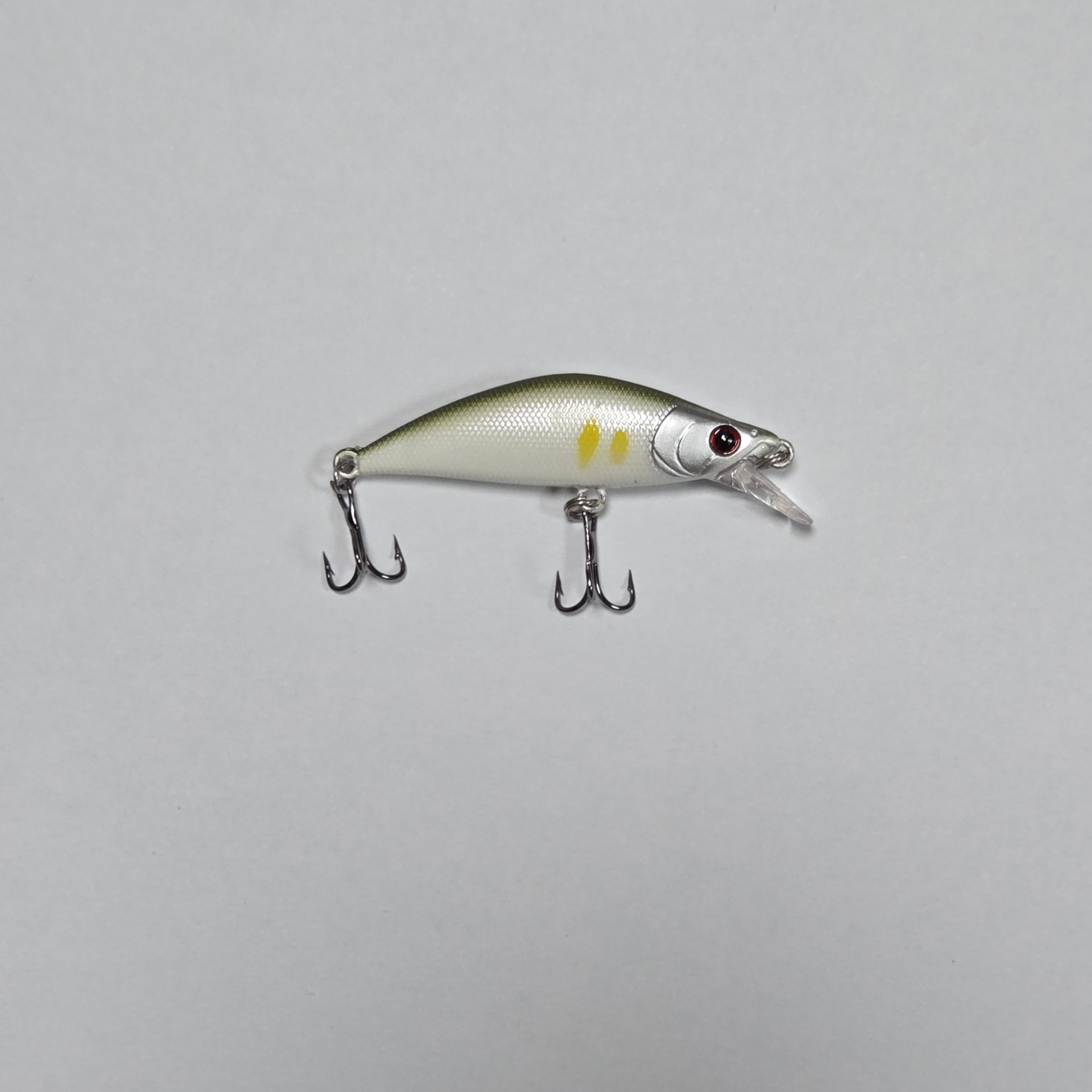 ROCKBAIT 와이드 50S 쏘가리 전용 싱킹미노우, 화이트, 5.3g, 40개