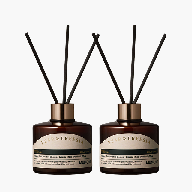 주식회사 마인드디저트 멈칫 바이오톡스 디퓨저, 잉글리쉬페어앤프리지아, 200ml, 2개