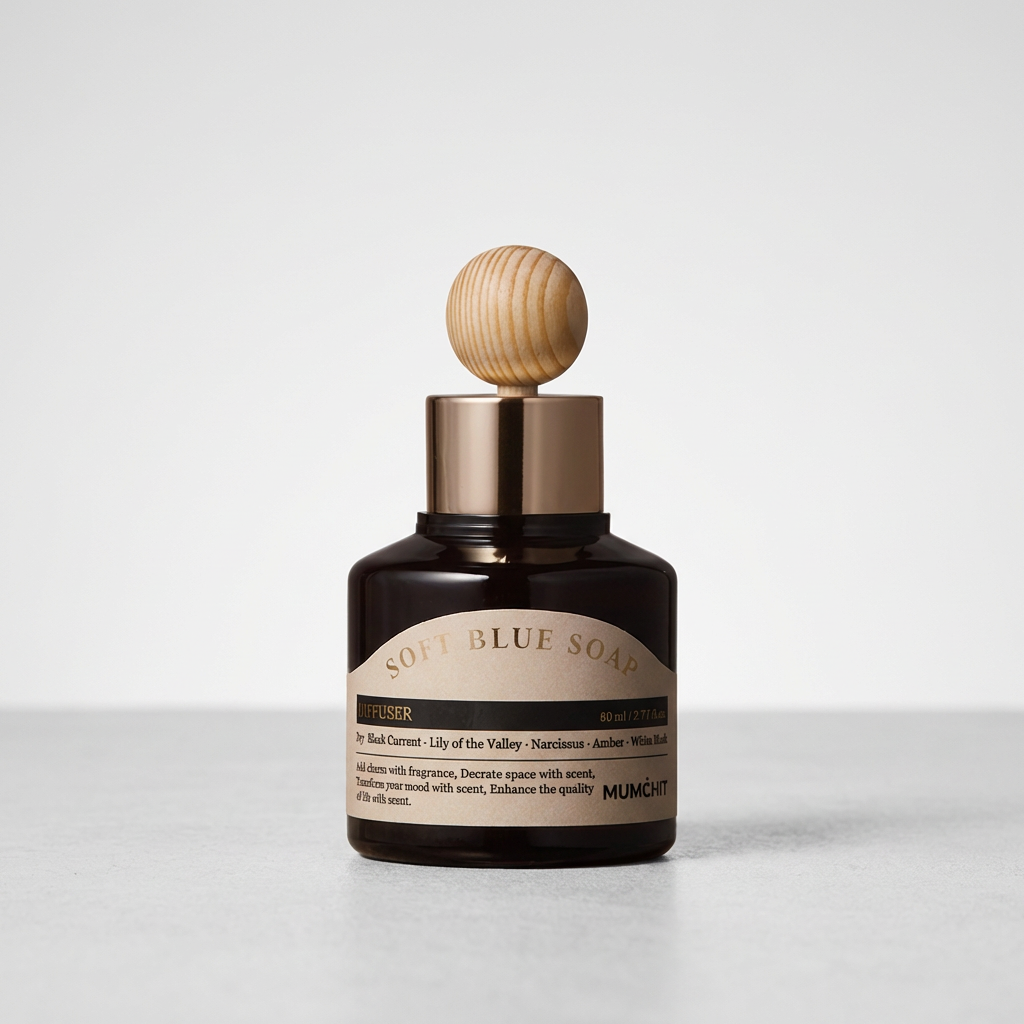 멈칫 바이오톡스 차량용 디퓨저, 소프트블루솝, 80ml, 2개입