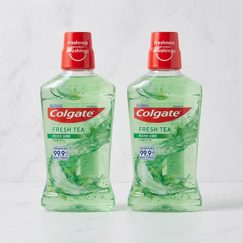 콜게이트 구강청결제 후레쉬티 750ml 2개