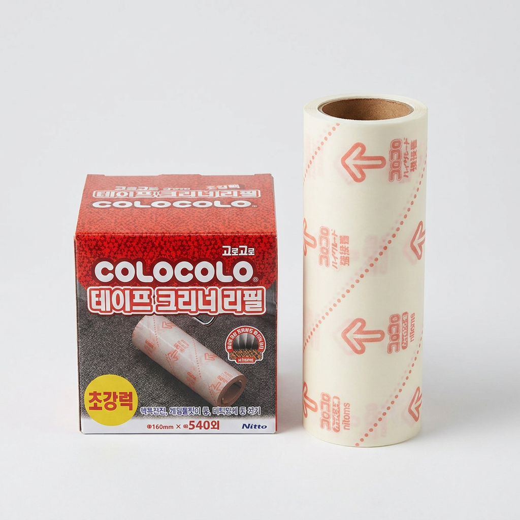 COLOCOLO 고로고로 초강력 알뜰리필, 8m, 내경38 x 폭160mm, 9롤, 9개