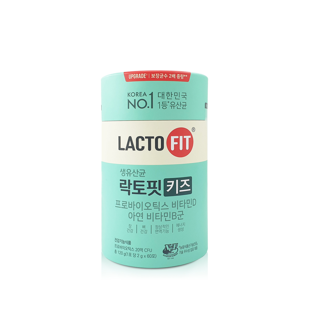 종근당건강 생유산균 락토핏 키즈, 60포, 1통