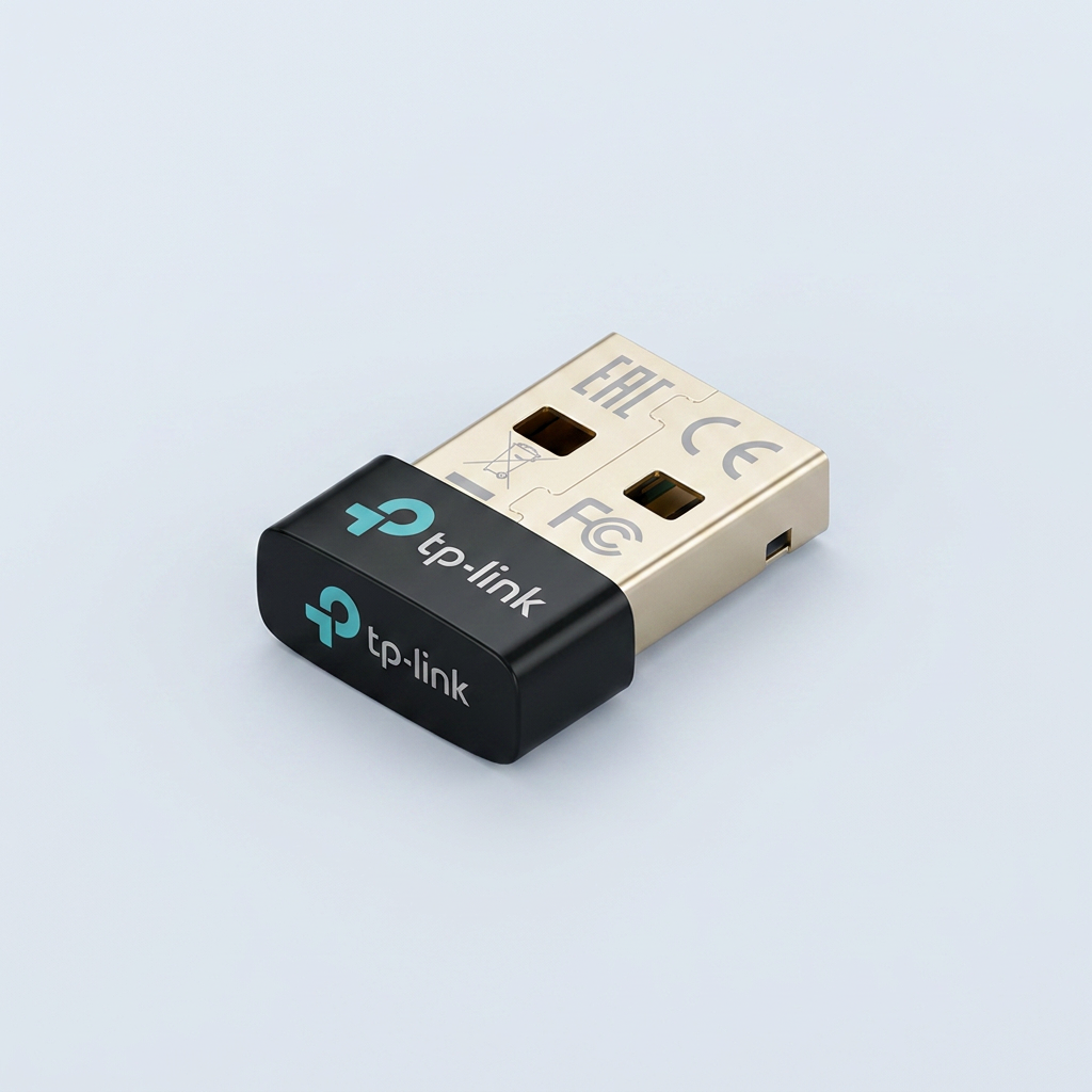 티피링크 USB 동글 블루투스 5.4 무선 어댑터, UB5A, 블랙, 1개