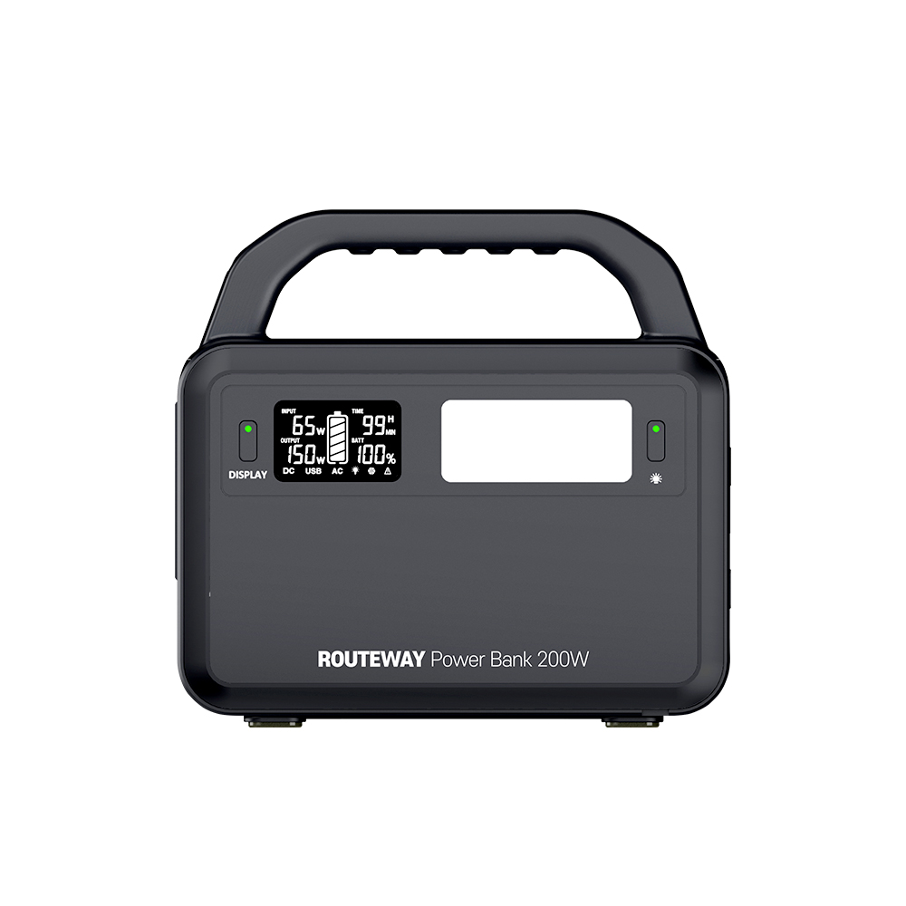 주식회사포유디지탈 루트웨이 파워뱅크 200W PB205W, 블랙