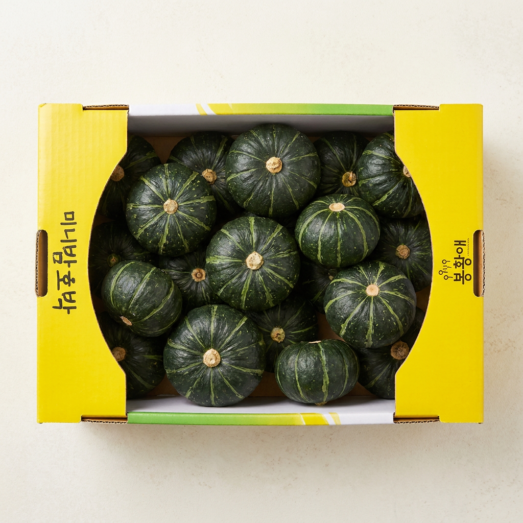 철이네 제주 밤호박, 특품 로얄과, 2.5kg, 1박스