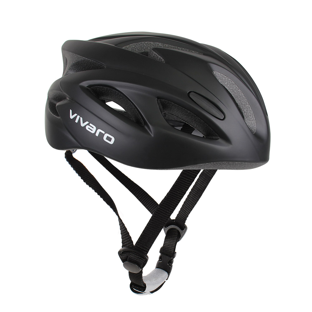 vivaro 써니 경량 자전거 헬멧, 매트 블랙, S/M , 1개